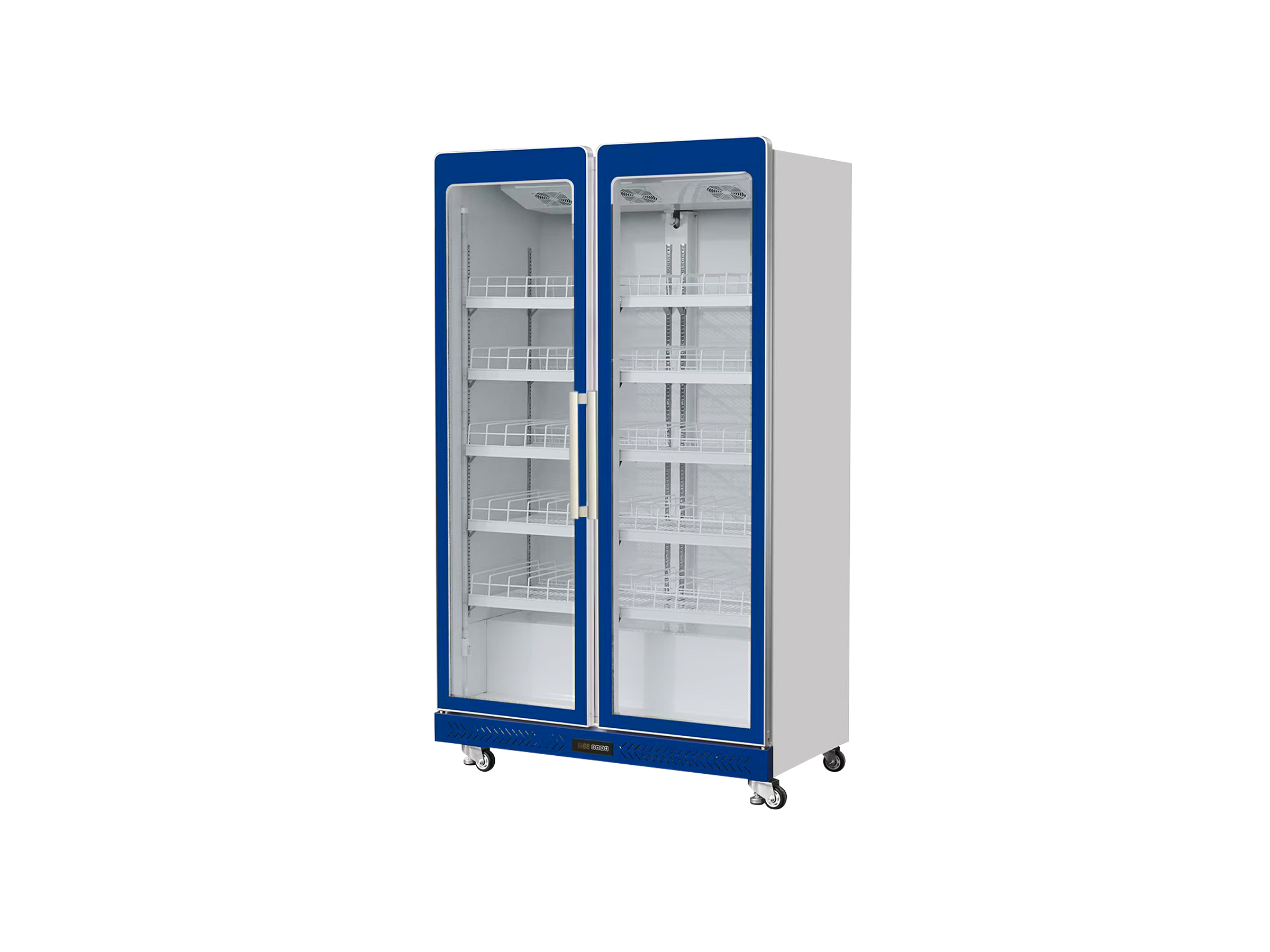 2 Door Commercial Glass Door Display Fridge - 图片 4
