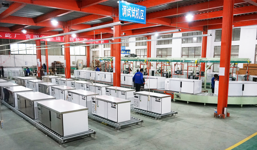 Yichuhui commercial refrigeration production workshop