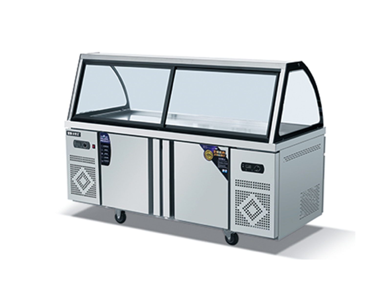 Dual-Compressor Dual-Temp Deli Display Case